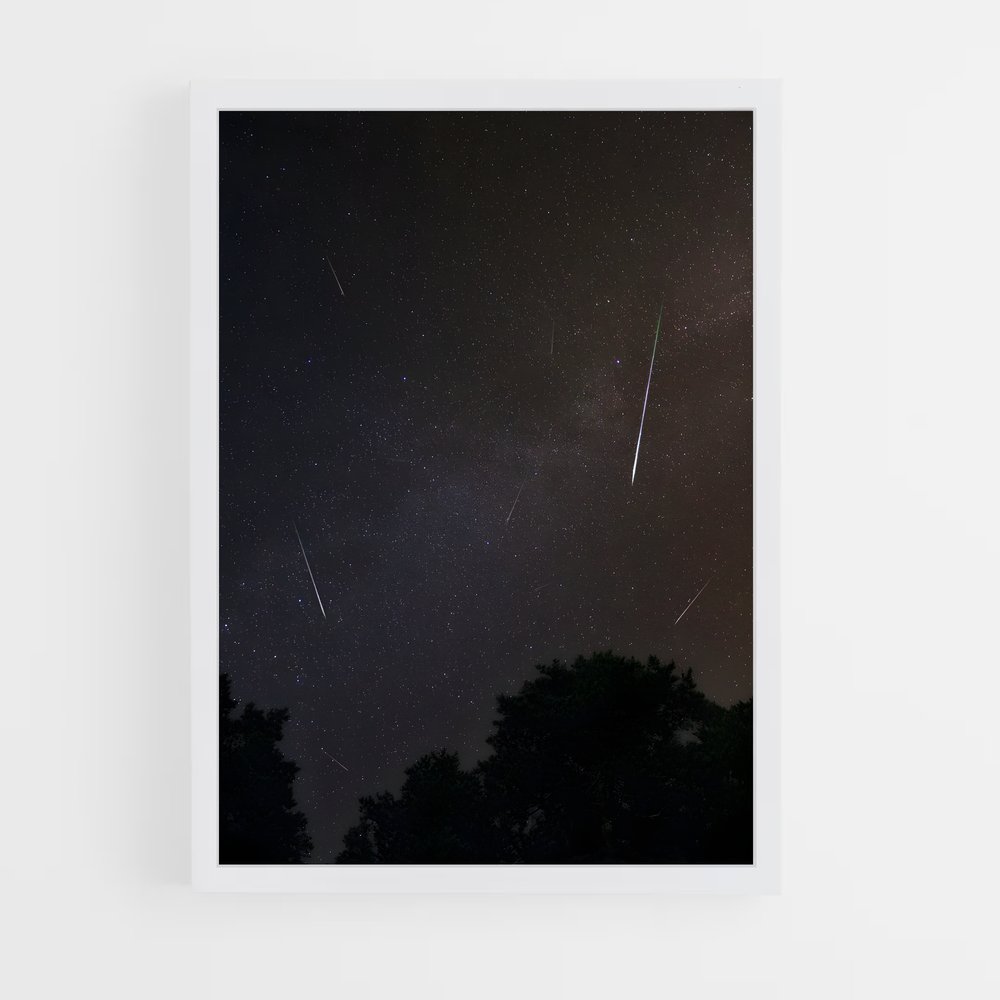 Poster Geminids éclatant – affiche Univers (vue 3)