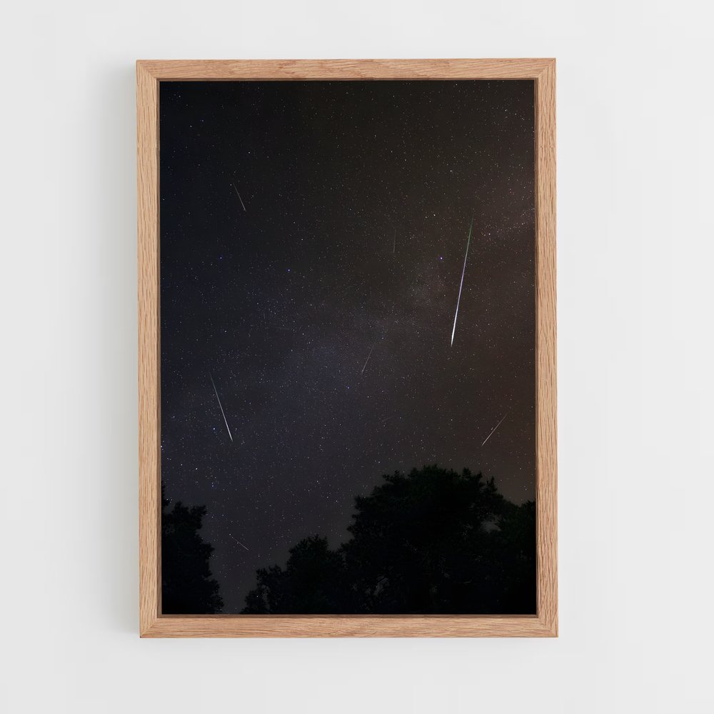 Poster Geminids éclatant – affiche Univers (vue 4)