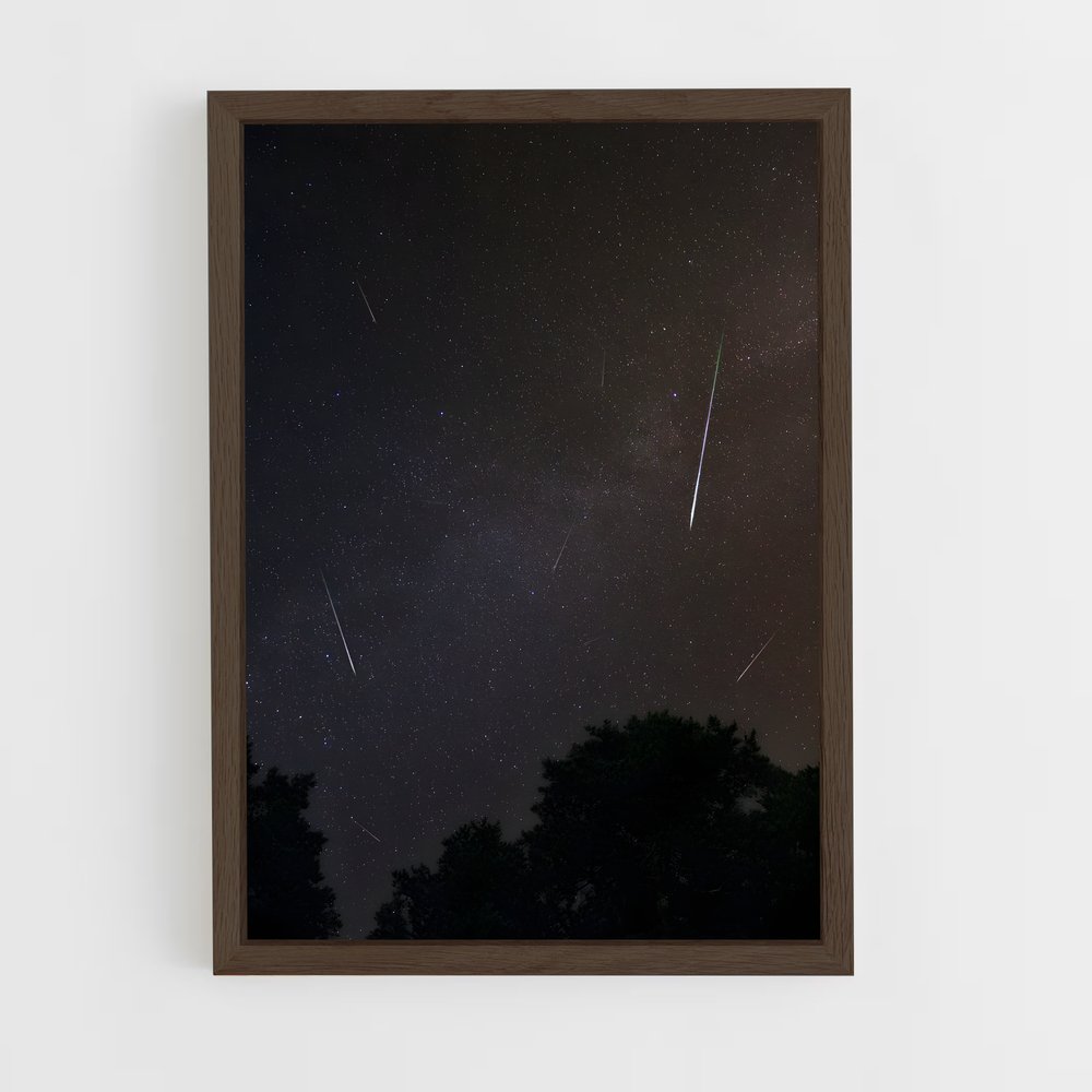 Poster Geminids éclatant – affiche Univers (vue 5)
