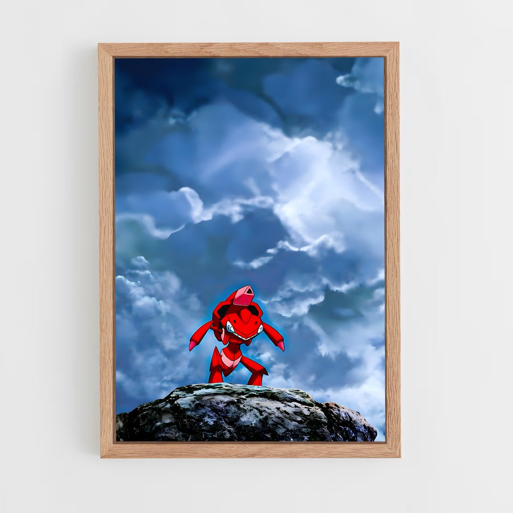 Poster Red Rock Hero – affiche Pokemon (vue 4)
