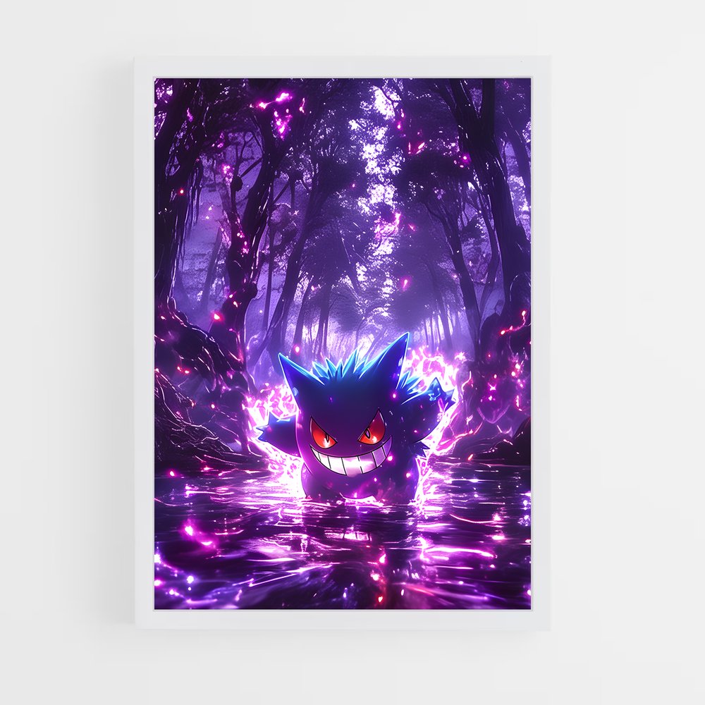 Poster Sonic dans la Forêt Enchantée – affiche Pokemon (vue 3)