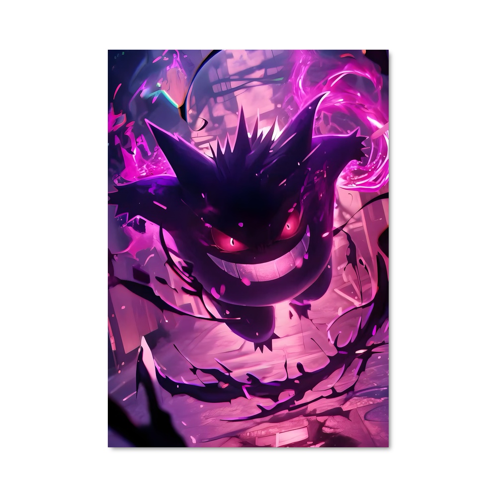 Poster Gengar Mystique – affiche Pokemon
