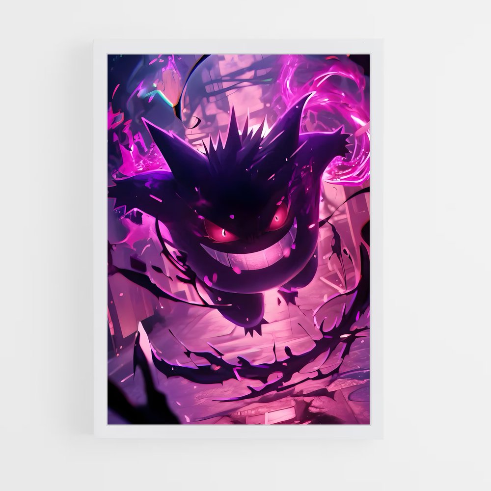 Poster Gengar Mystique – affiche Pokemon (vue 3)