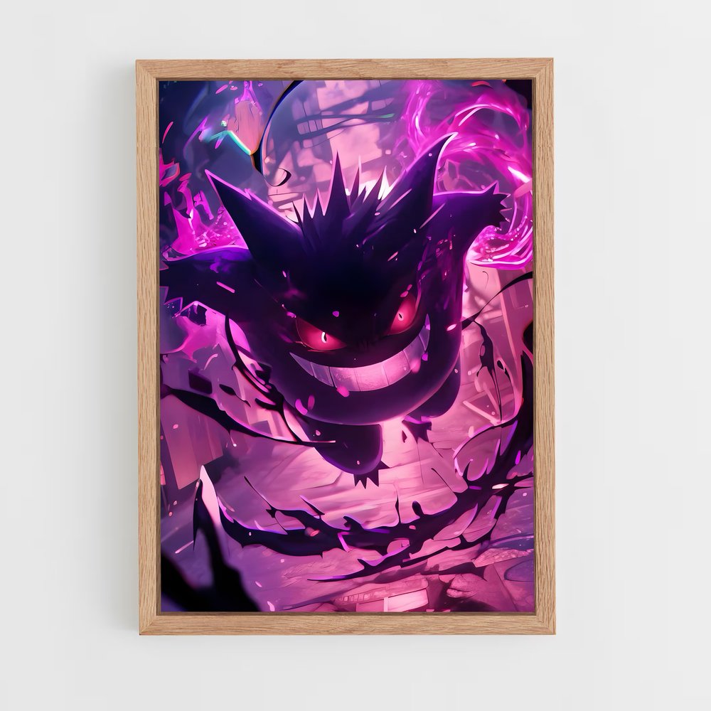 Poster Gengar Mystique – affiche Pokemon (vue 4)