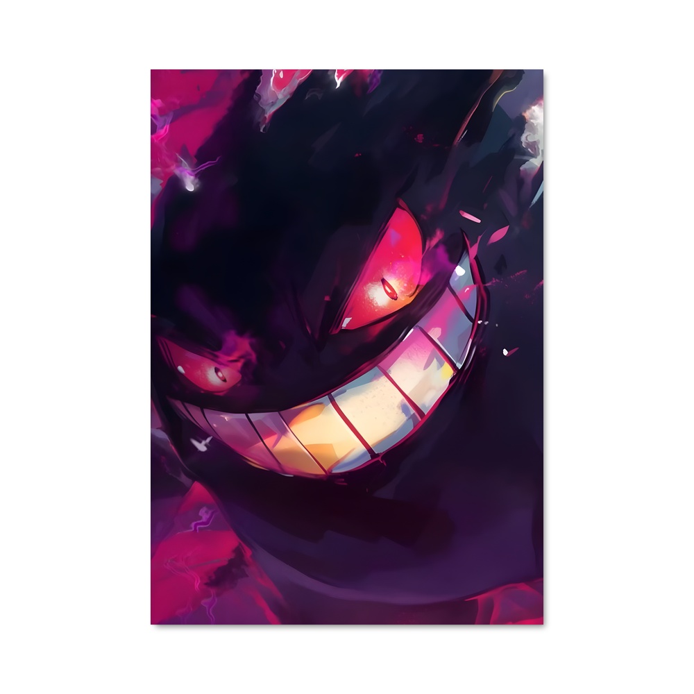 Poster Chat Noir Mystique – affiche Pokemon