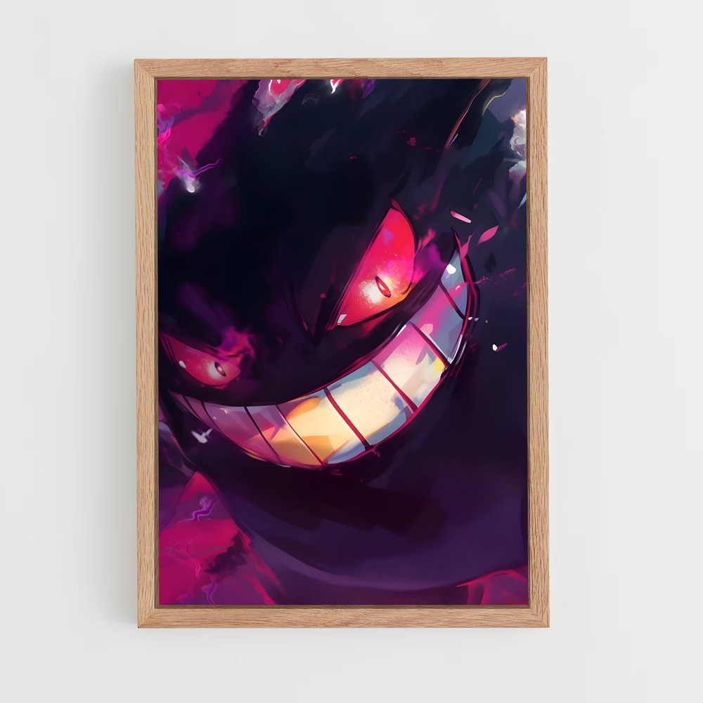 Poster Chat Noir Mystique – affiche Pokemon (vue 4)