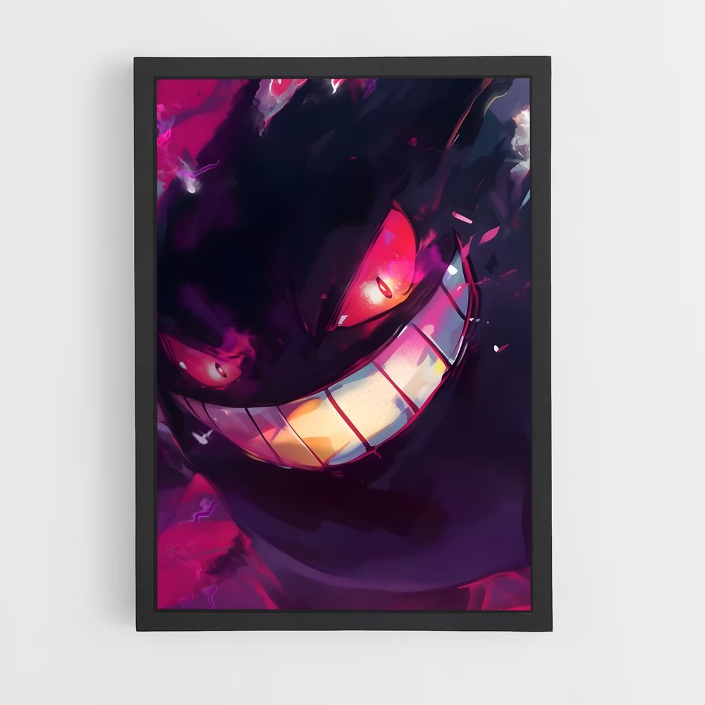 Poster Chat Noir Mystique – affiche Pokemon (vue 2)