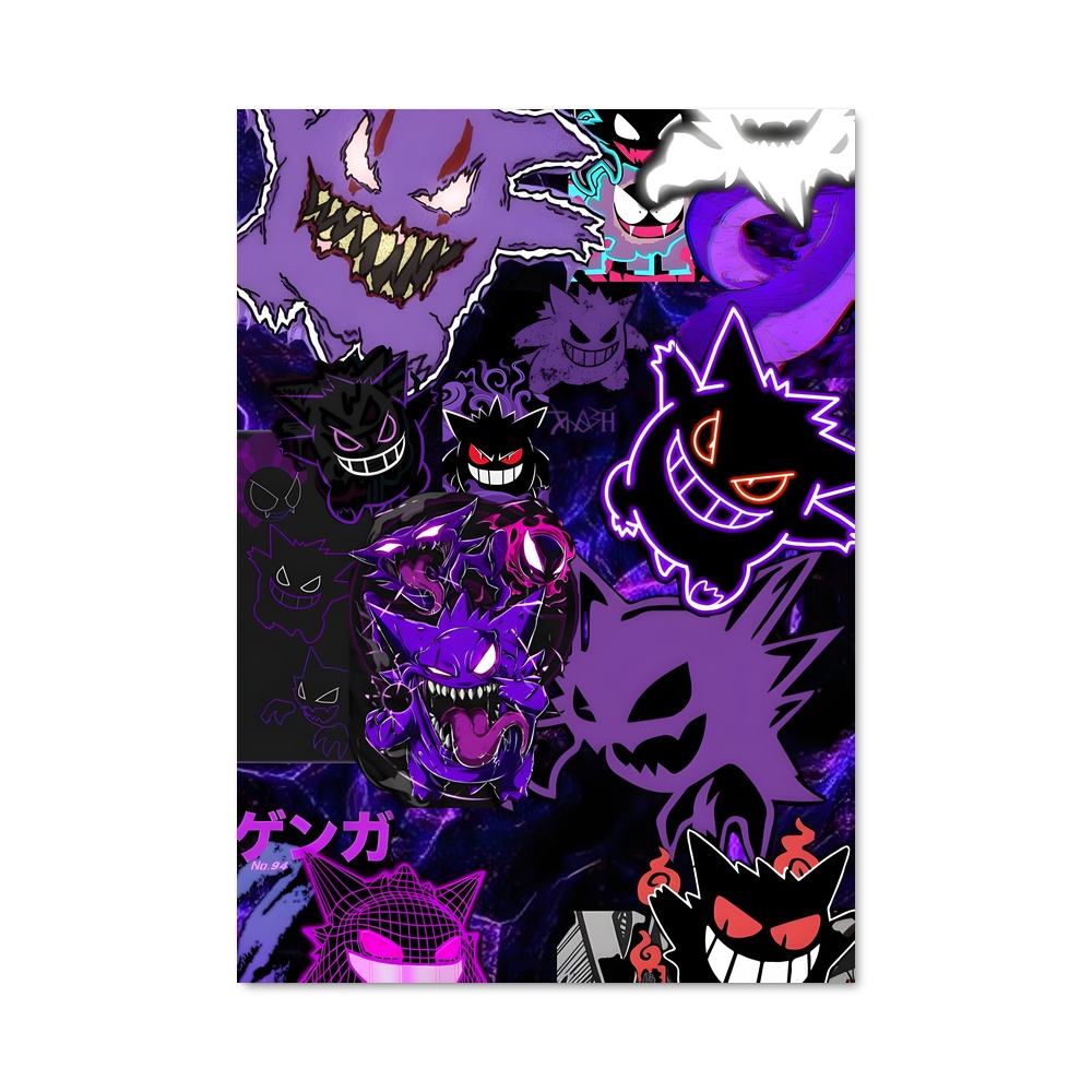Poster Gengar dans l'Ombre – affiche Pokemon