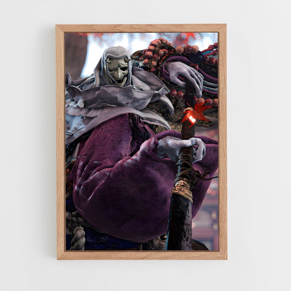 Poster L'Honneur de Genichiro – affiche Sekiro (vue 4)