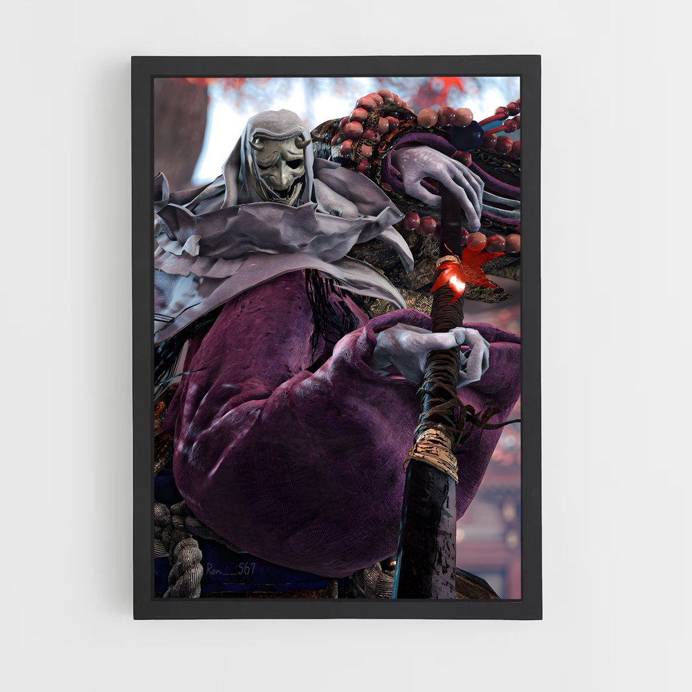Poster L'Honneur de Genichiro – affiche Sekiro (vue 2)