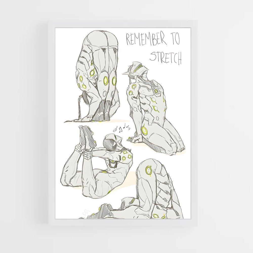 Poster Genji: L'Art de la Guerre – affiche Overwatch (vue 3)