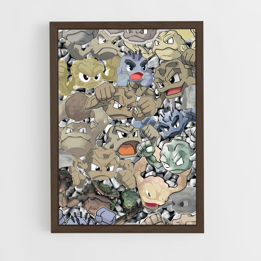Poster Geodude en Action – affiche Pokemon (vue 5)
