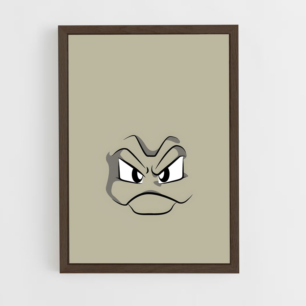 Poster Geodude Triste – affiche Pokemon (vue 5)