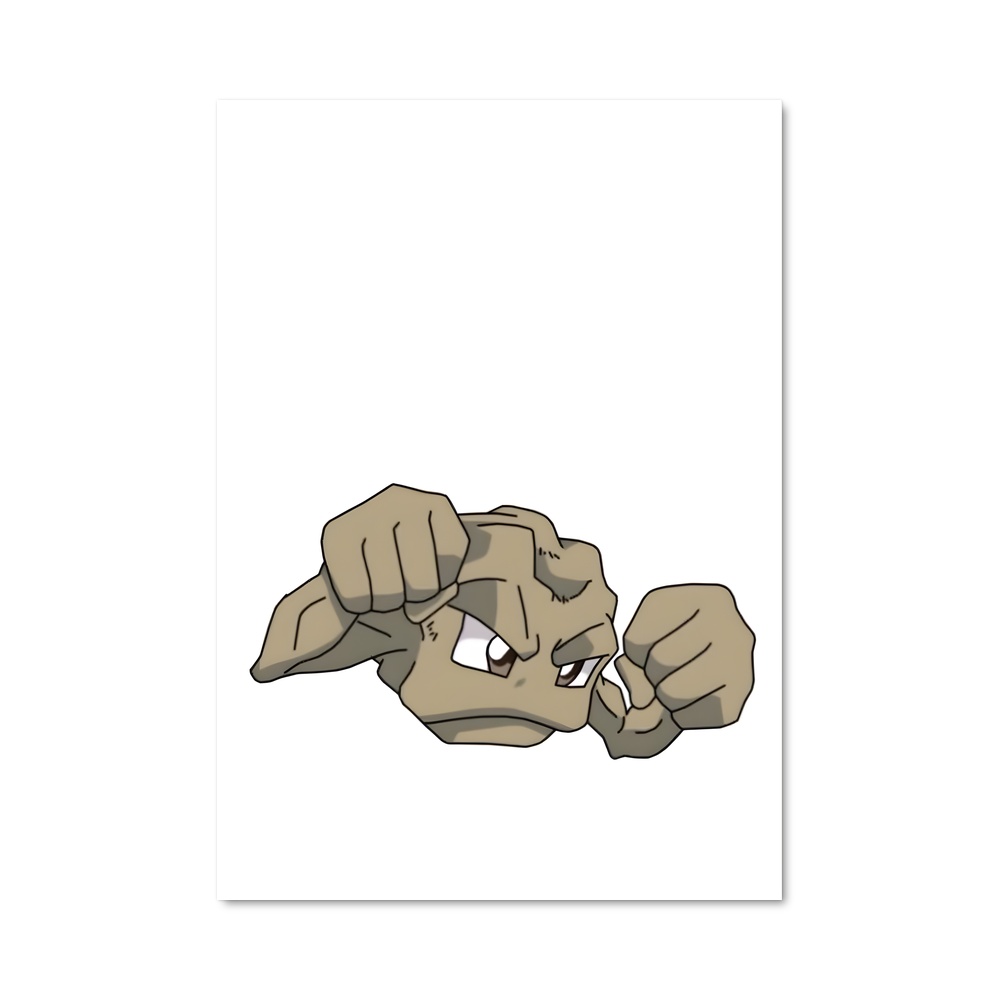 Poster Fist of Geodude – affiche Pokemon
