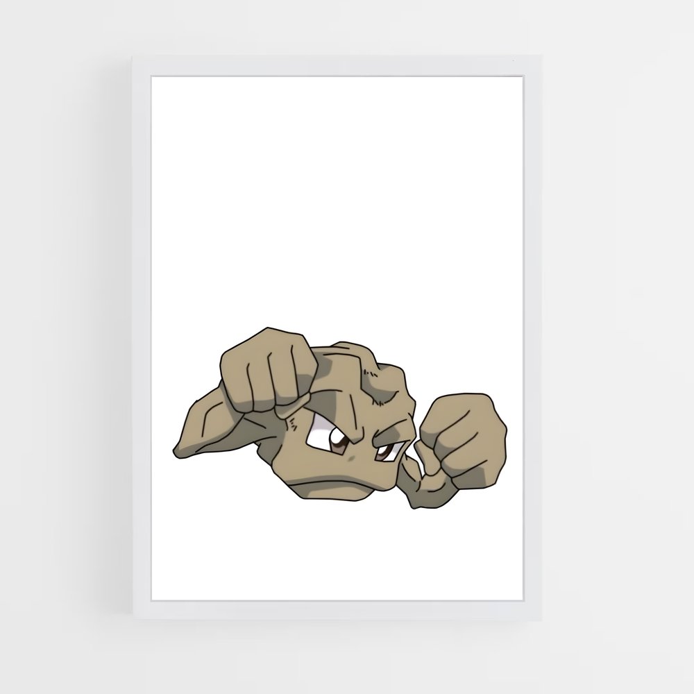 Poster Fist of Geodude – affiche Pokemon (vue 3)