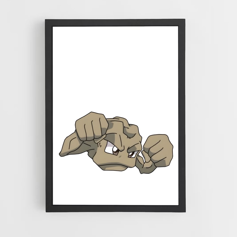 Poster Fist of Geodude – affiche Pokemon (vue 2)