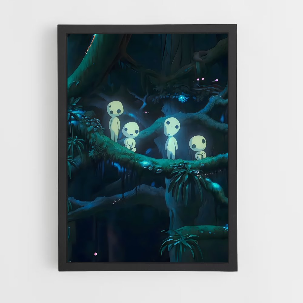 Poster La Forêt Enchantée – affiche Maserati (vue 2)