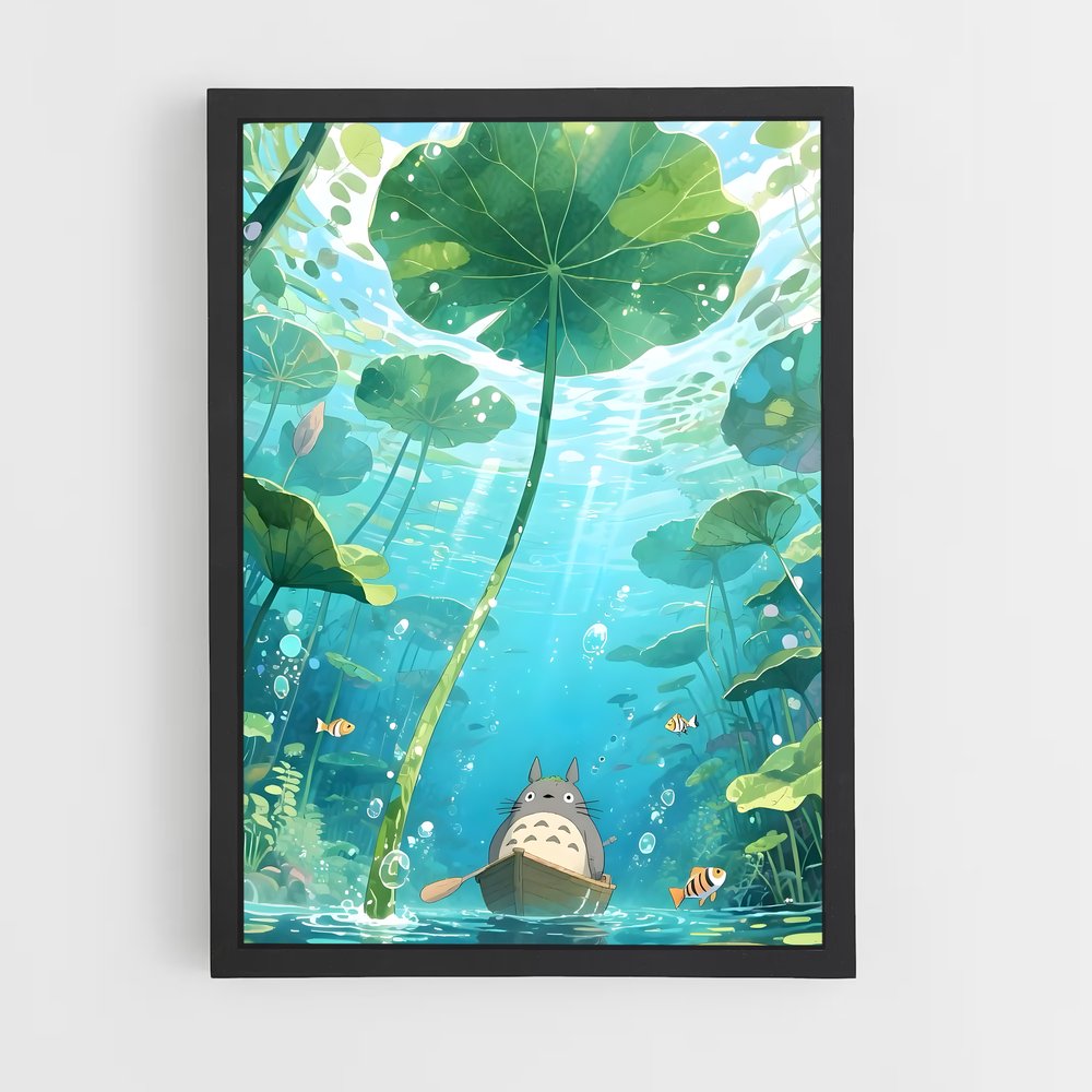 Poster Sous les Nénuphars – affiche Maserati (vue 2)