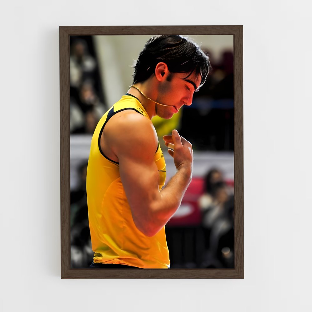 Poster L'Aventurier en Jaune – affiche Volleyball (vue 5)