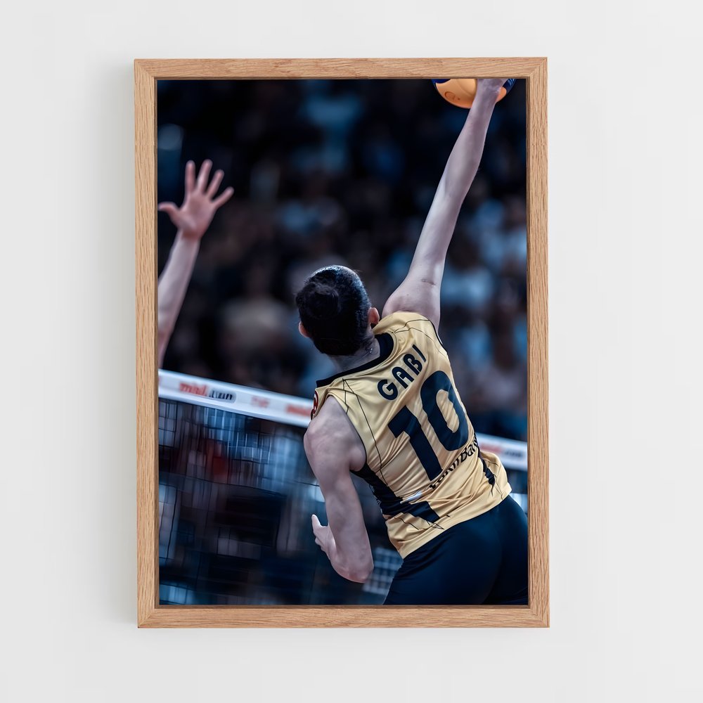 Poster Spike Master – affiche Volleyball (vue 4)