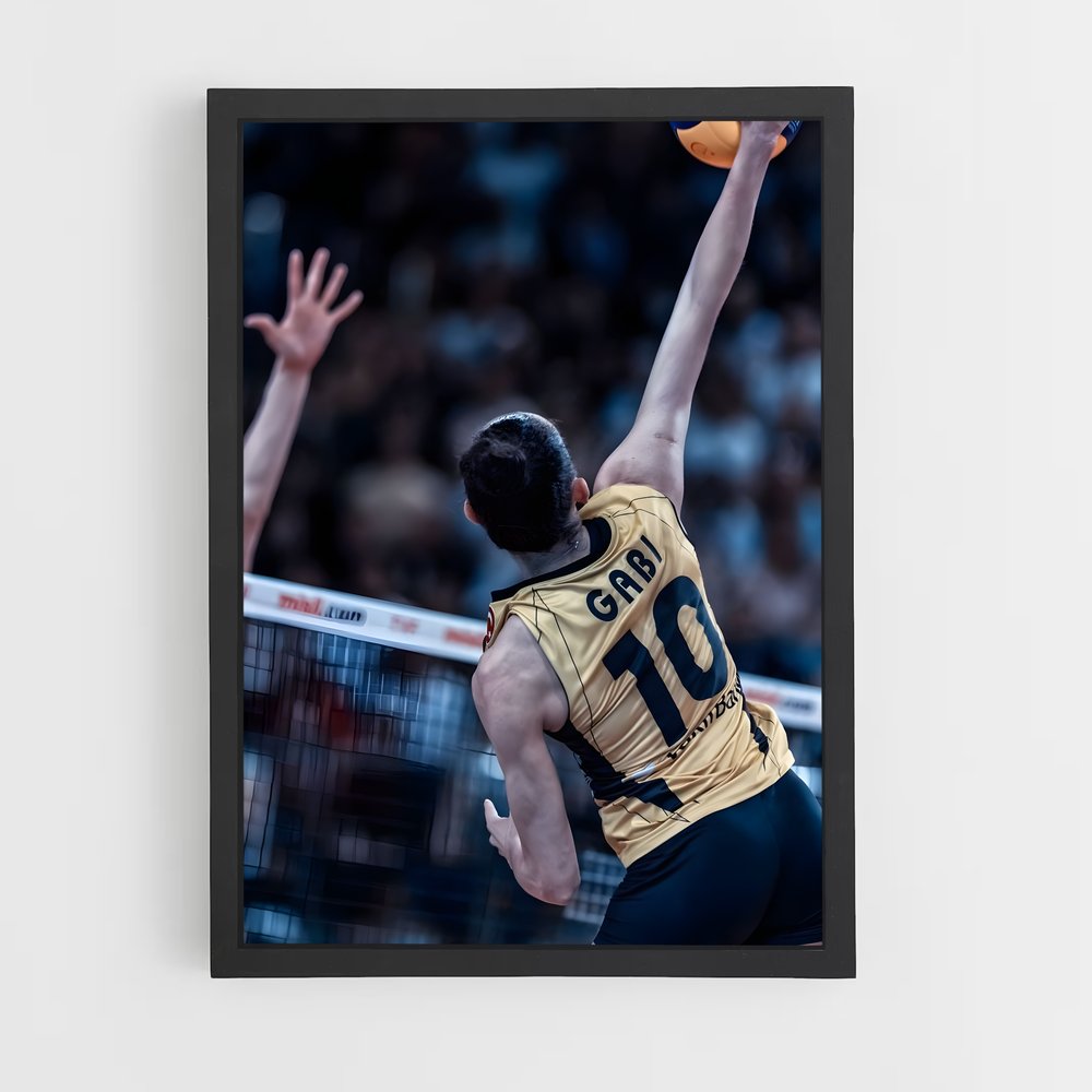 Poster Spike Master – affiche Volleyball (vue 2)