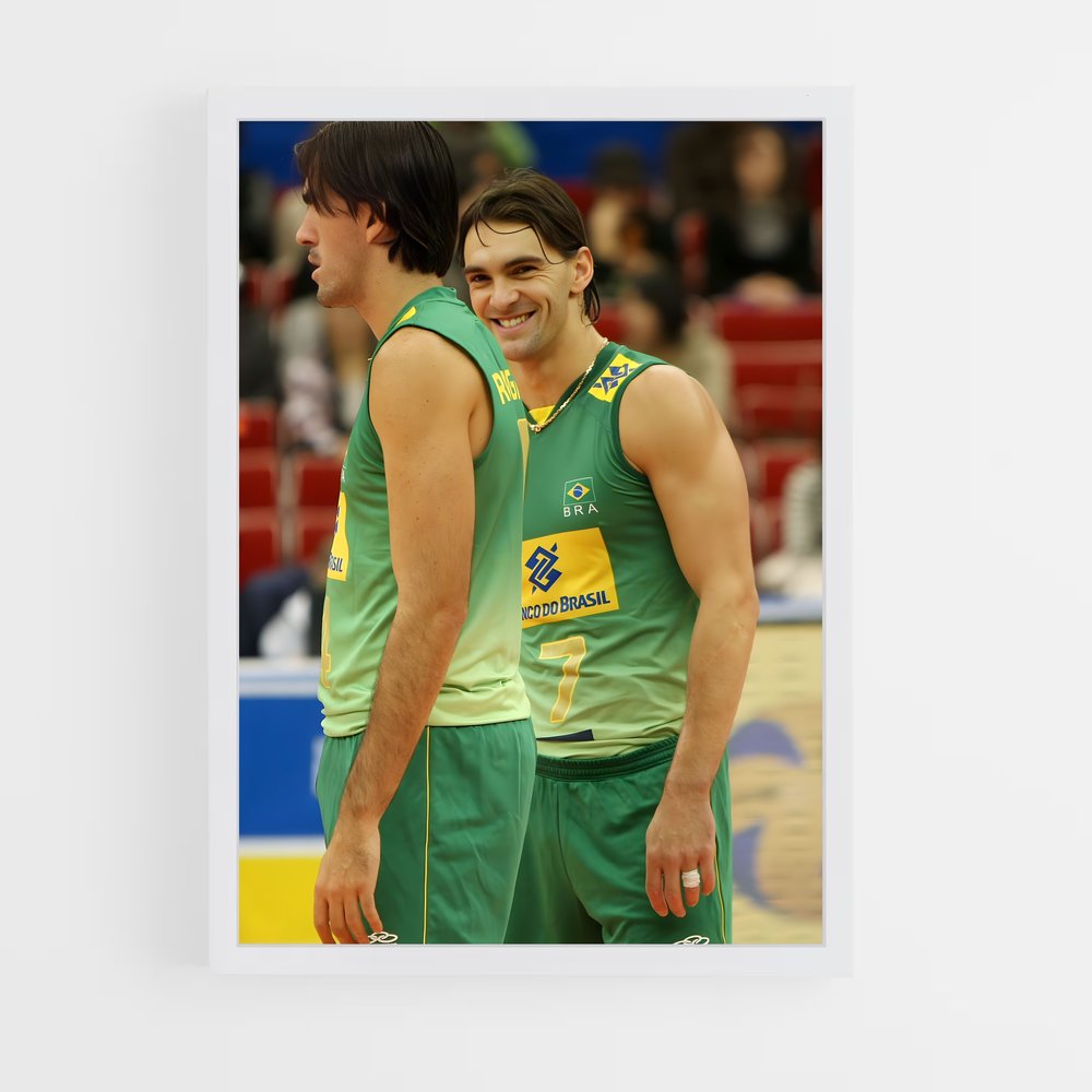 Poster Frères en Uniforme – affiche Volleyball (vue 3)