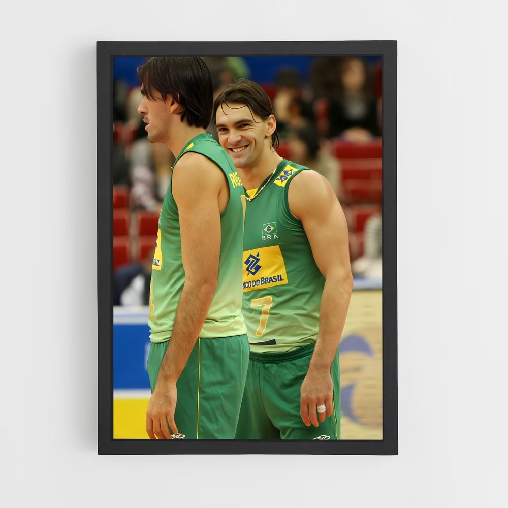 Poster Frères en Uniforme – affiche Volleyball (vue 2)