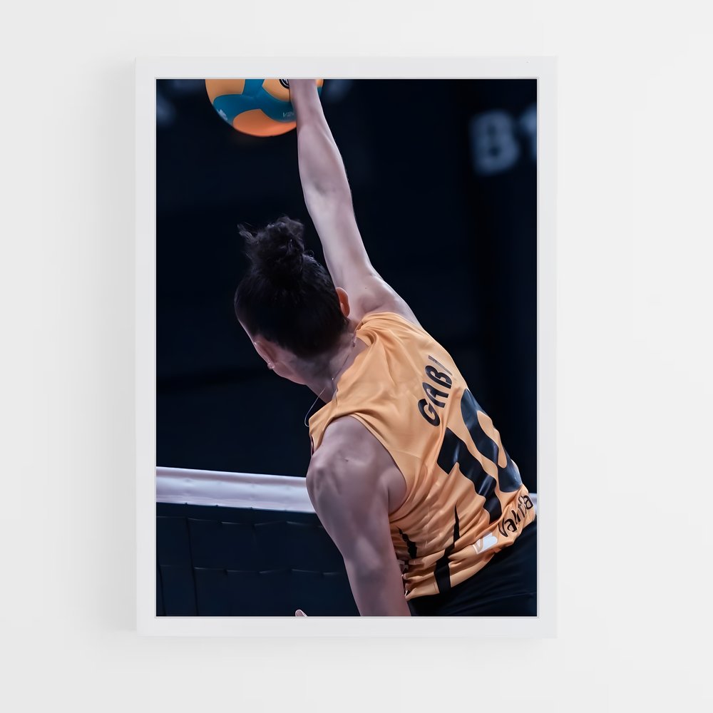 Poster L'As du Volly – affiche Volleyball (vue 3)