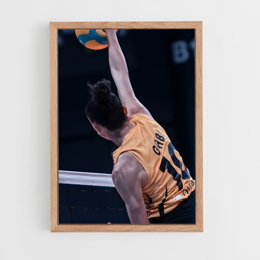 Poster L'As du Volly – affiche Volleyball (vue 4)