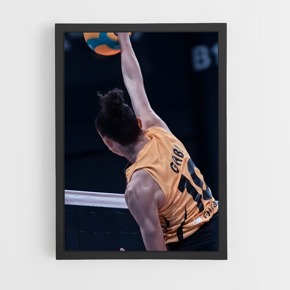 Poster L'As du Volly – affiche Volleyball (vue 2)