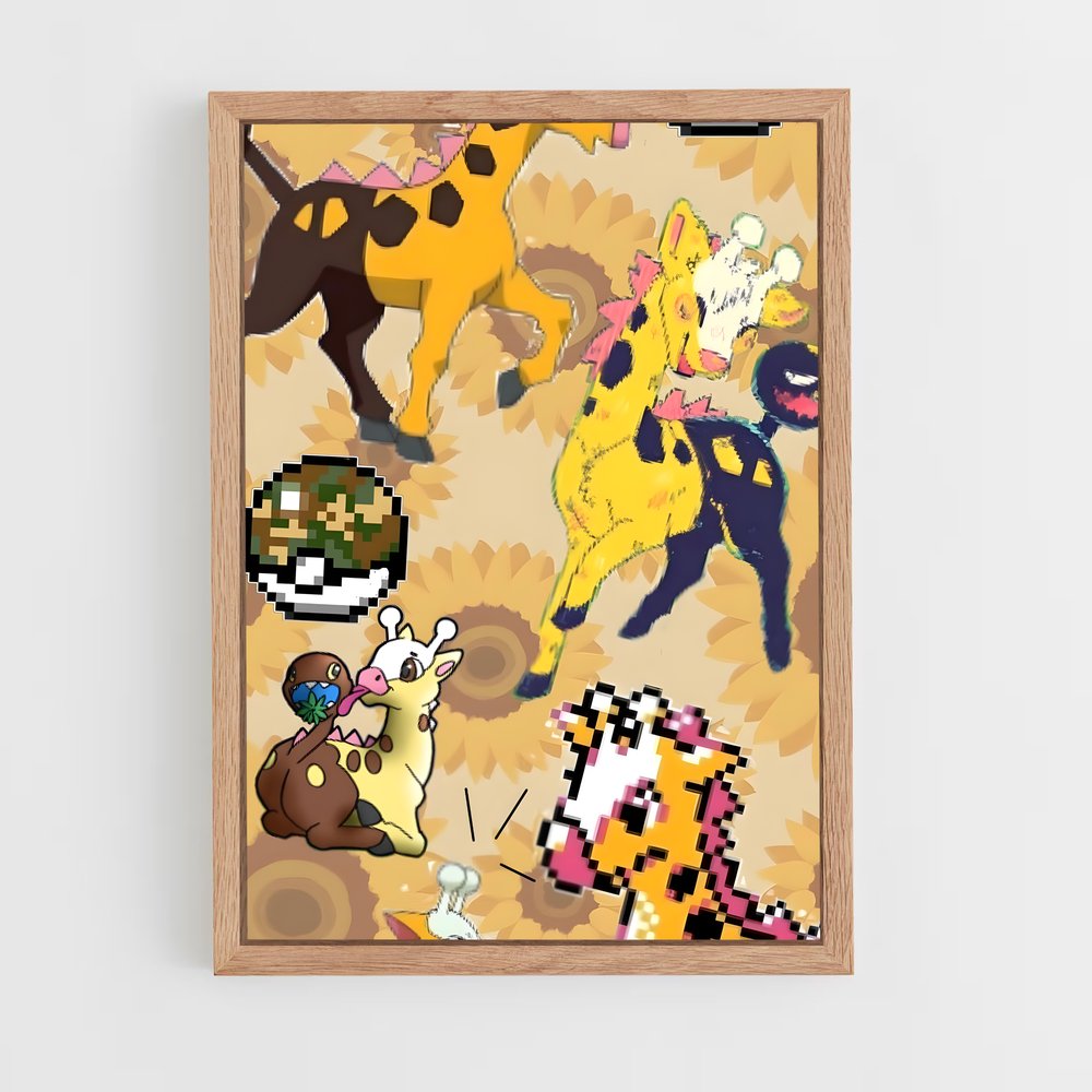 Poster Champ Pokémon – affiche Pokemon (vue 4)