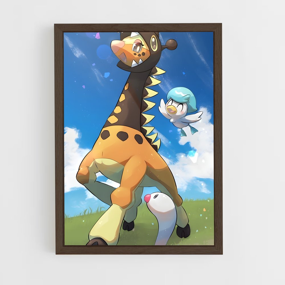 Poster Girafouette – affiche Pokemon (vue 5)