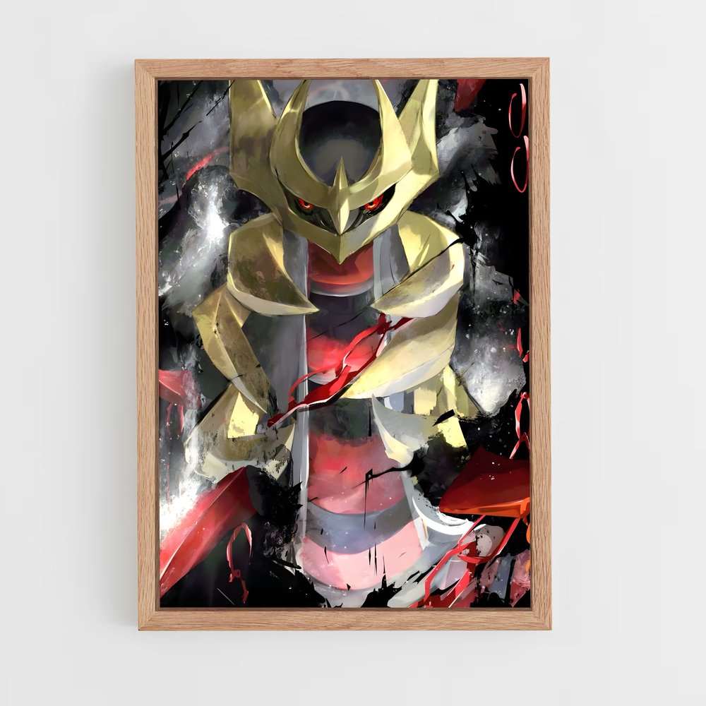 Poster L'Éveil de Giratina – affiche Pokemon (vue 4)