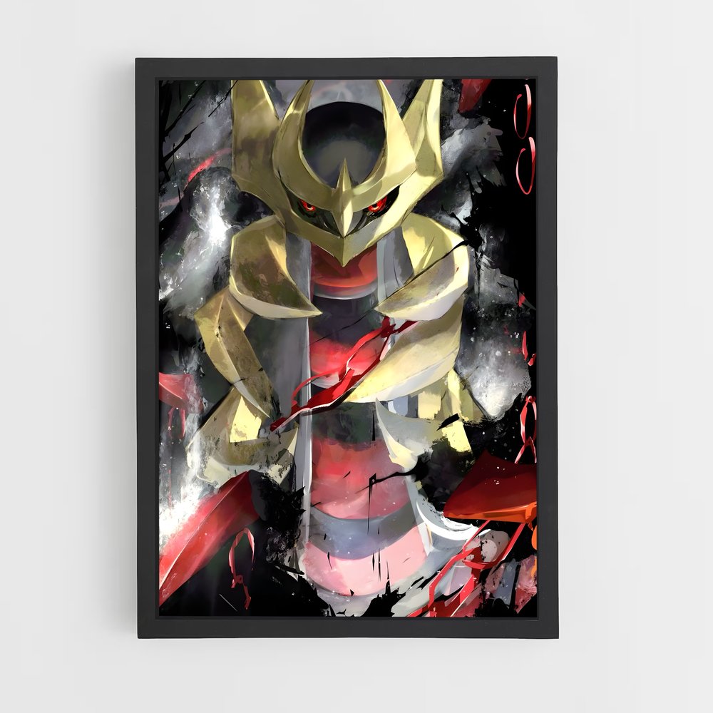 Poster L'Éveil de Giratina – affiche Pokemon (vue 2)