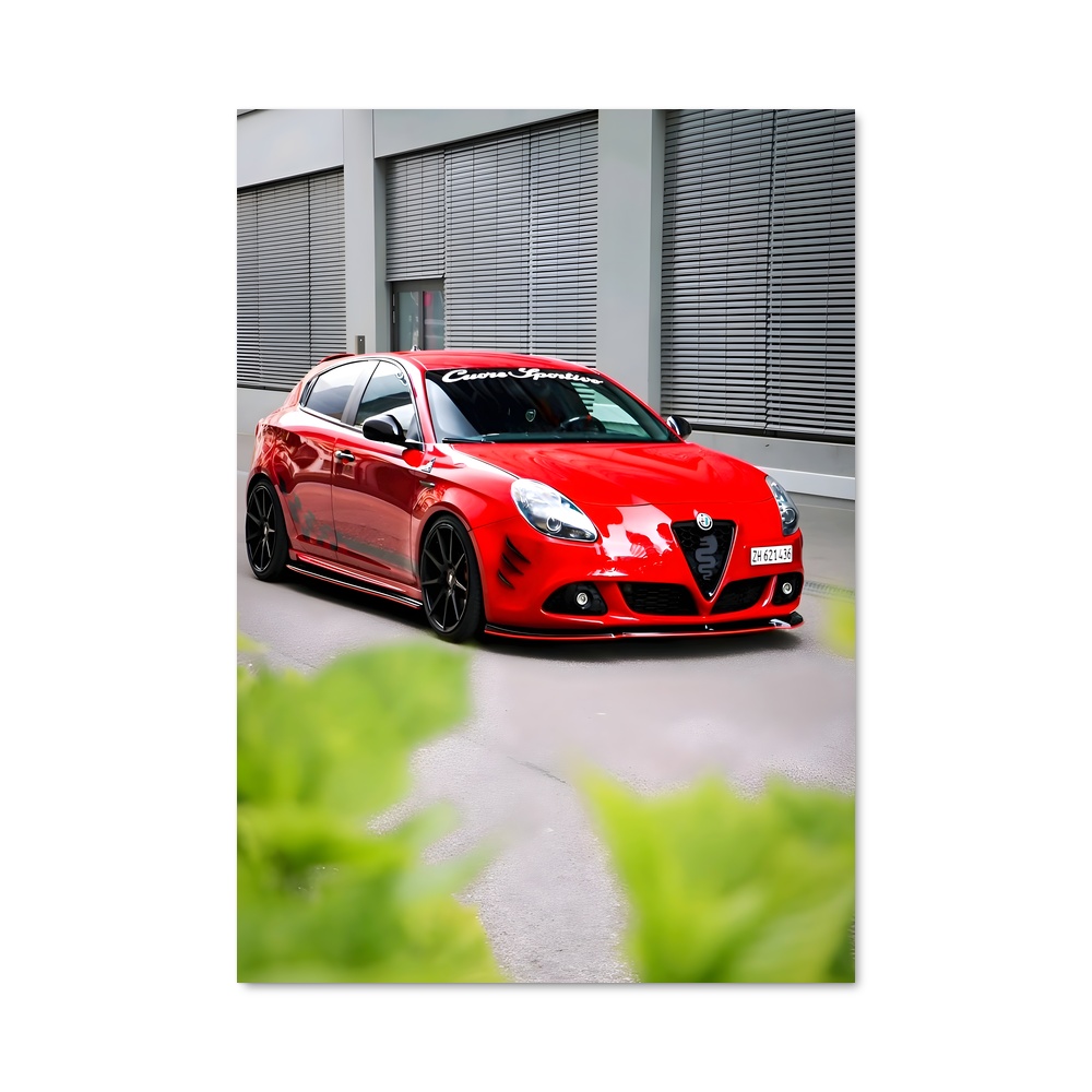 Poster Giulietta rouge