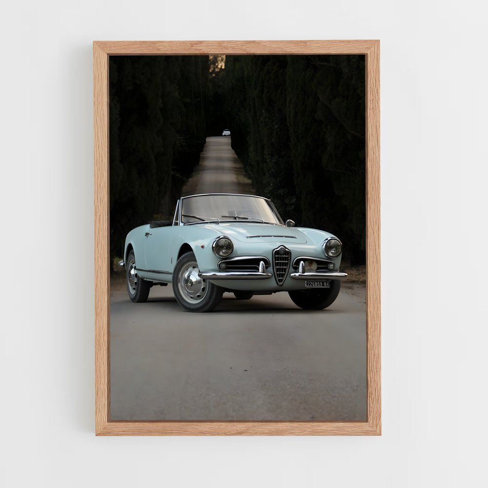 Poster Route Céleste – affiche Alfa Romeo (vue 4)