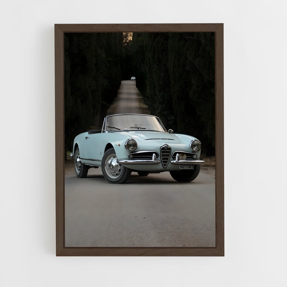 Poster Route Céleste – affiche Alfa Romeo (vue 5)