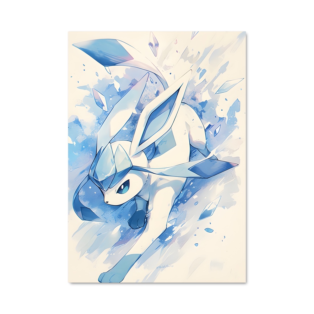 Poster Glaceon Pokémon – affiche Pokemon