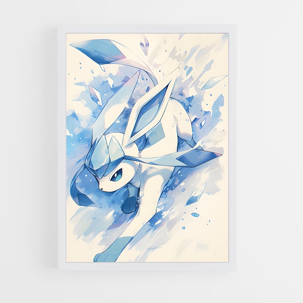 Poster Glaceon Pokémon – affiche Pokemon (vue 3)