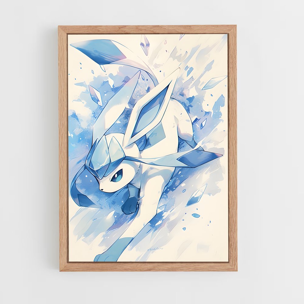 Poster Glaceon Pokémon – affiche Pokemon (vue 4)
