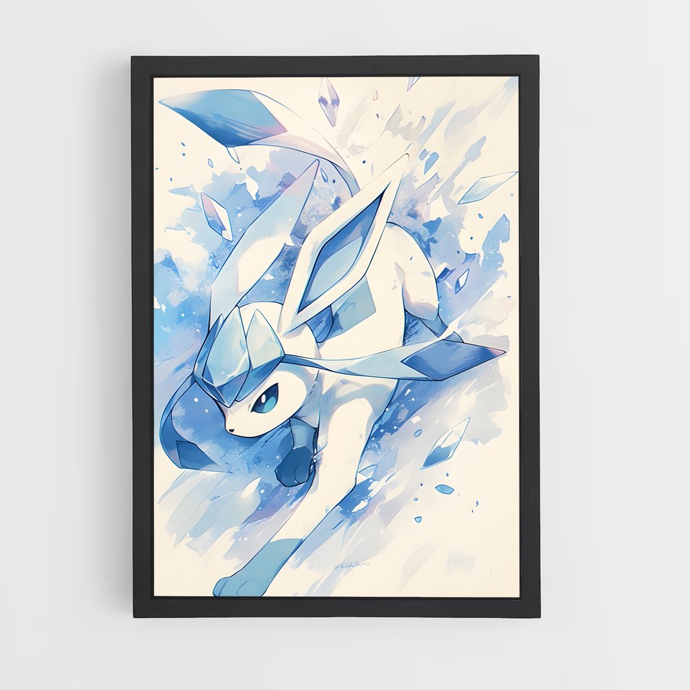 Poster Glaceon Pokémon – affiche Pokemon (vue 2)