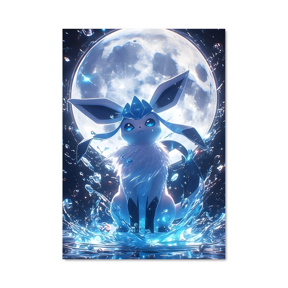 Poster Glaceon Éblouissant – affiche Pokemon