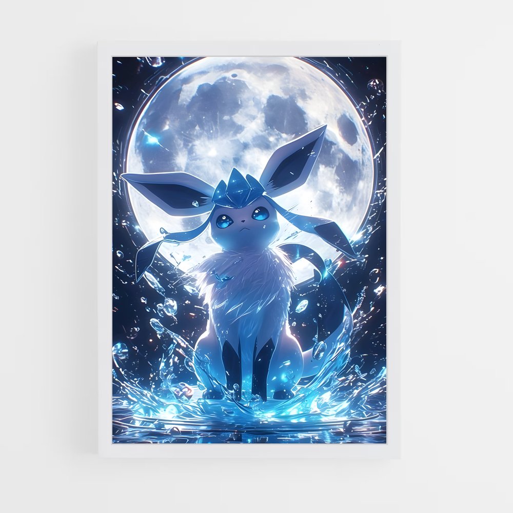 Poster Glaceon Éblouissant – affiche Pokemon (vue 3)