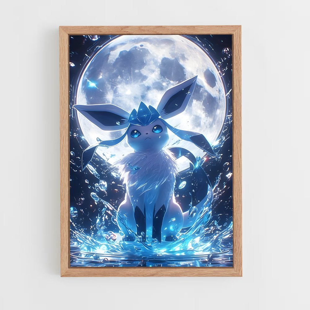 Poster Glaceon Éblouissant – affiche Pokemon (vue 4)