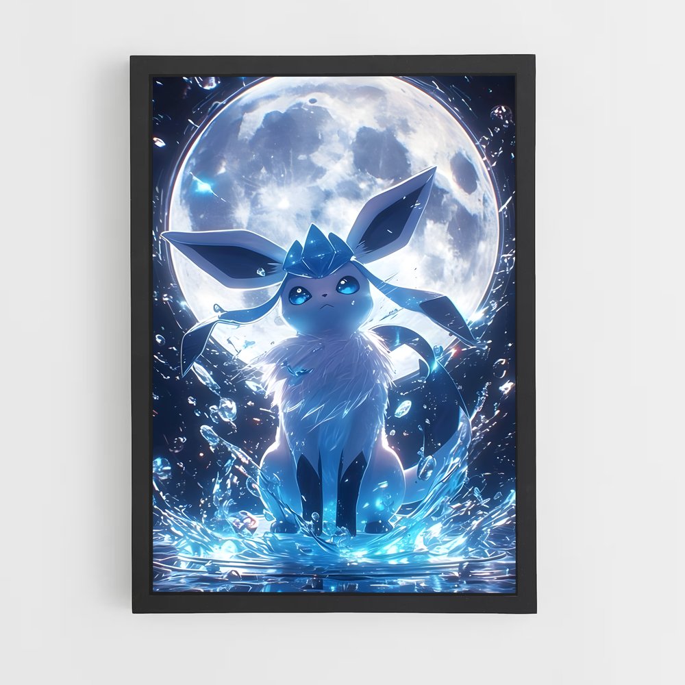 Poster Glaceon Éblouissant – affiche Pokemon (vue 2)