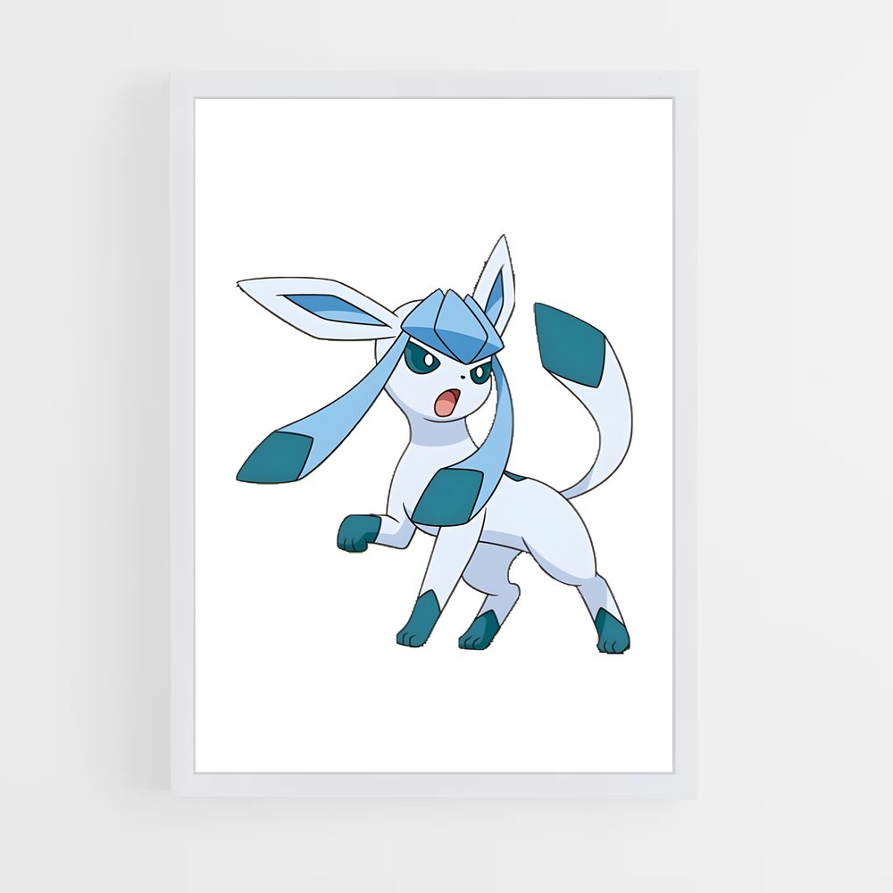 Poster Glaceon Éclatante – affiche Pokemon (vue 3)