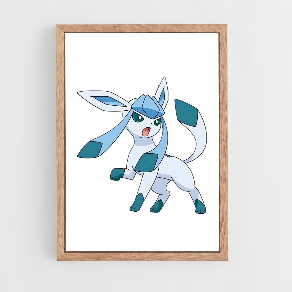 Poster Glaceon Éclatante – affiche Pokemon (vue 4)
