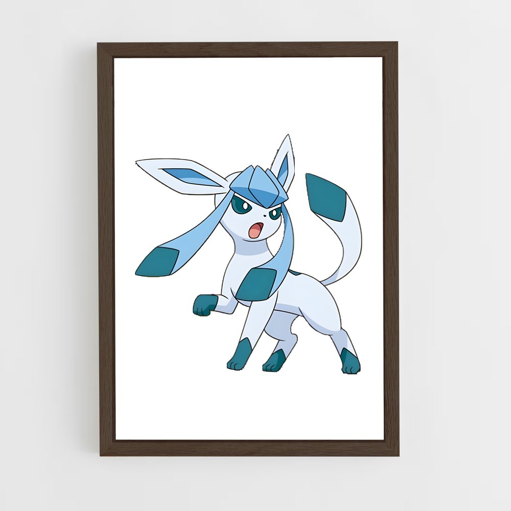 Poster Glaceon Éclatante – affiche Pokemon (vue 5)