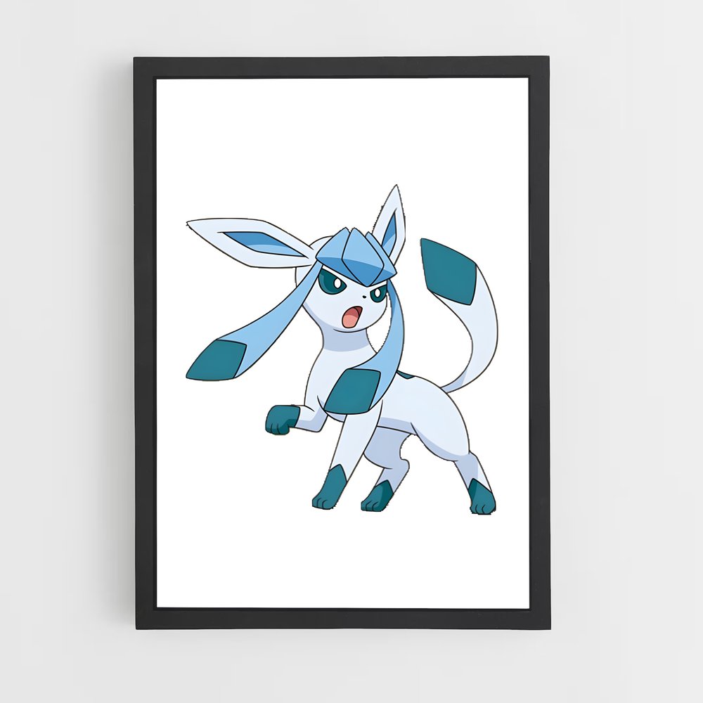 Poster Glaceon Éclatante – affiche Pokemon (vue 2)