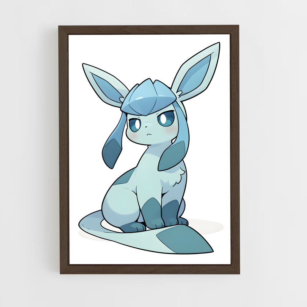 Poster Glaceon Pokémon Délicat – affiche Pokemon (vue 5)